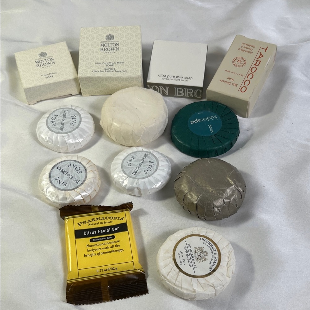 Molton Brown and Tarocco Soap Collection 12 Travel Bars Hotel  Guest Bar Soap‎